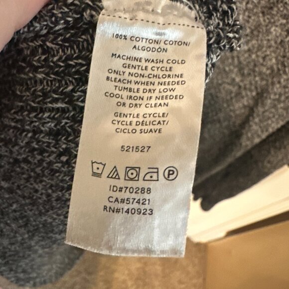 | LOFT | Black and White Marbled Sweater - Picture 6 of 6